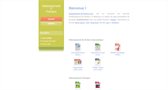 Desktop Screenshot of hebergement-de-fichiers.com